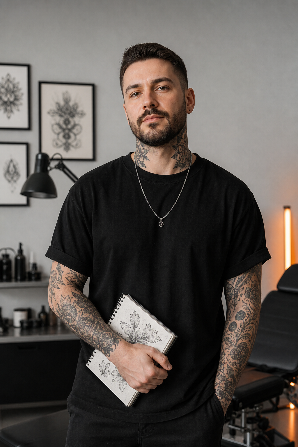 Tattoo Artist Miro K. im Studio